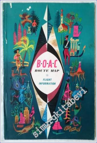 Boac Route Map and Flight Information - 1962