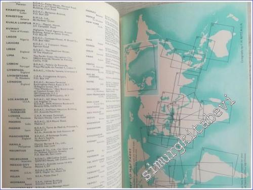 Boac Route Map and Flight Information - 1962