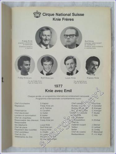 Circus Knie Programm 1977 [brochure] - 1977