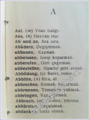 Türkçeden Almancaya Talebe Cep Lugati.= Wörterbuch Türkisch - Deutsch.