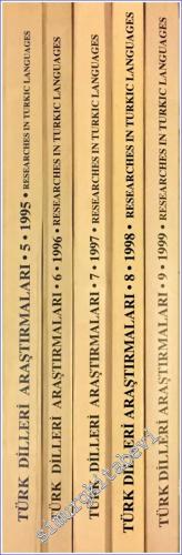 Türk Dilleri Araştırmaları 1995, 1996, 1997, 1998, 1999 (5 Sayı SET)