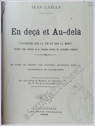 En deça et Au-Dela : Causeries sur la Vie et sur la Mort - 1898