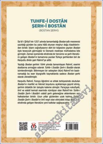 Tuhfe-i Dostan Şerh-i Bostan (Bostan Şerhi) - 2023