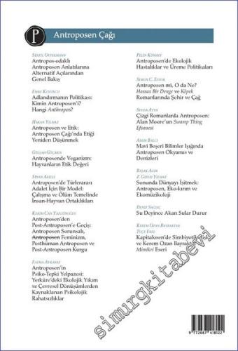 Pasajlar Sosyal Bilimler Dergisi - Antroposen Çağı - Sayı: 12 Yıl 4 Ey