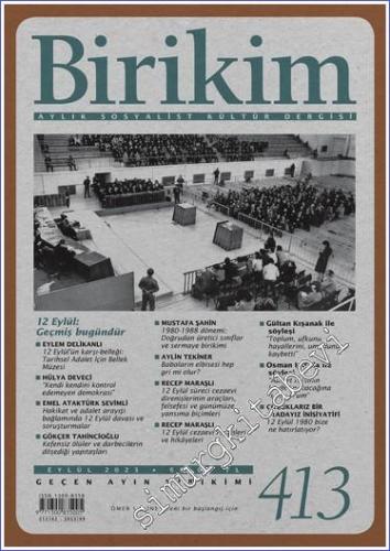 Birikim Aylık Sosyalist Kültür Dergisi - 12 Eylül Geçmiş Bugündür - Sa