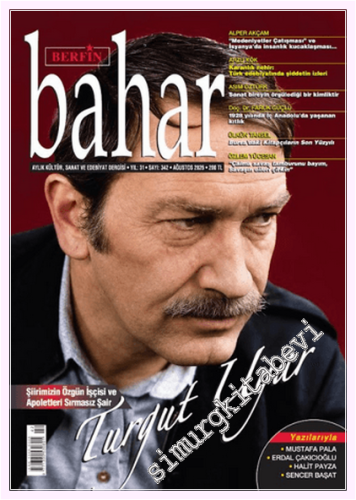 Berfin Bahar Aylık Kültür Sanat ve Edebiyat Dergisi - Turgut Uyar - Sa