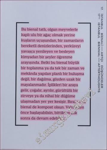 17. İstanbul Bienali - Artçı Düşünceler  -        2022