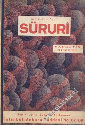 19. Asır Saz Şairlerinden Sille'li Süruri -
