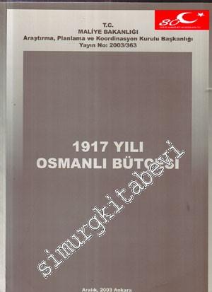1917 Yılı Osmanlı Bütçesi