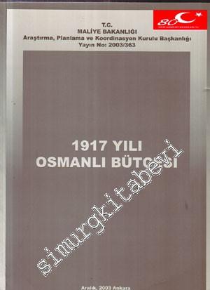 1917 Yılı Osmanlı Bütçesi -