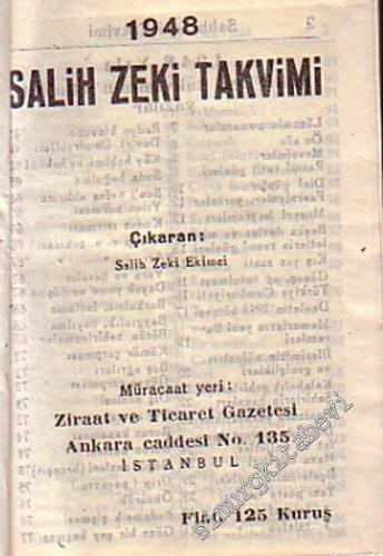 1948 Salih Zeki Takvimi