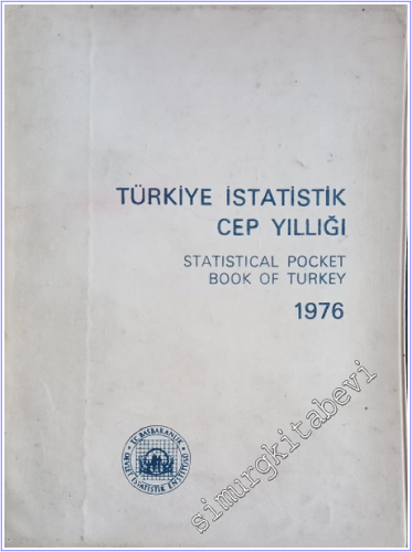 1976 Türkiye İstatistik Cep Yıllığı = Statistics Pocket Yearbook of Turkey -        1977