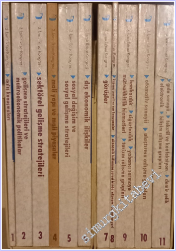 3. Türkiye İktisat Kongresi 1992 -  11 Cilt TAKIM -        1993