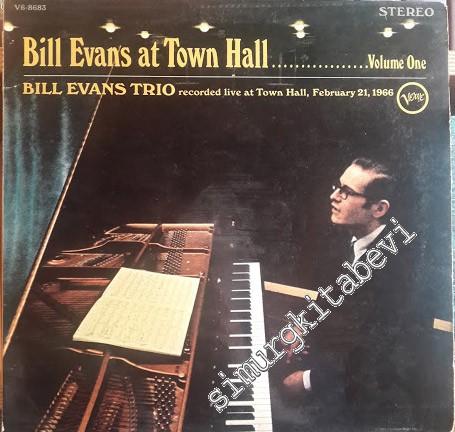 33 LP PLAK VINYL: Bill Evans Trio - At Town Hall, Volume One