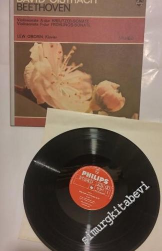 33 LP PLAK VINYL: David Oistrach, Beethoven, Lew Oborin - Violinsonate A-Dur Kreutzer-Sonate / Violinsonate F-Dur Frühlings-Sonate -