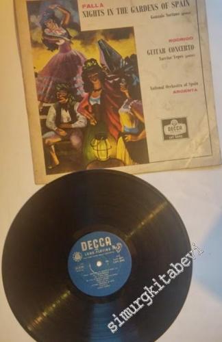33 LP PLAK VINYL: Falla, Gonzalo Soriano / Rodrigo, Narciso Yepes, National Orchestra of Spain, Argenta - Nights in The Gardens of Spain / Guitar Concerto -        1959