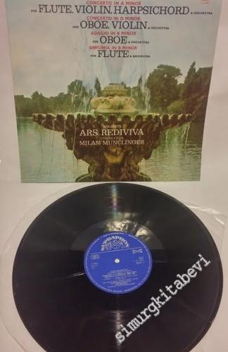 33 LP PLAK VINYL: J. S. Bach / Ars Rediviva, Milan Munclinger - Concertos, Adagio, Sinfonia -        1972
