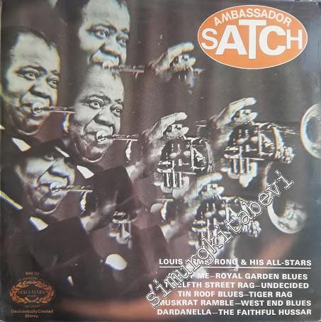 33 LP PLAK VINYL: Louis Armstrong & His All-Stars: Ambassador Satch