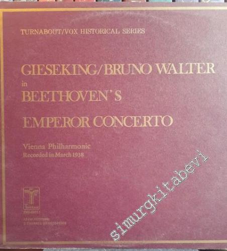 33 LP PLAK VINYL: Ludwig van Beethoven, Bruno Walter, Walter Gieseking