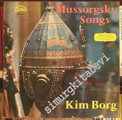 33 LP PLAK VINYL: Modest Mussorgsky, Kim Borg: Songs and Dances Of Death -        1962