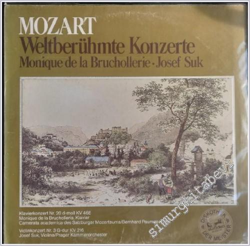 33 LP PLAK VINYL: Mozart, Monique de la Bruchollerie, Josef Suk - Weltberühmte Konzerte -