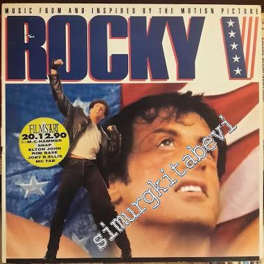 33 LP PLAK VINYL: Rocky V: Music From And Inspired By The Motion Pictu