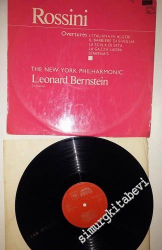 33 LP PLAK VINYL: Rossini / Leonard Bernstein - Overtures, The New York Philharmonic Orchestra -        1968