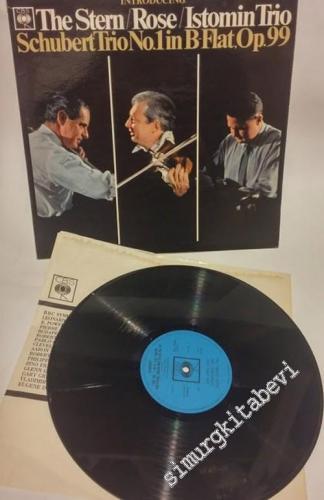 33 LP PLAK VINYL: Schubert, Eugene Istomin, Isaac Stern, Leonard Rose,