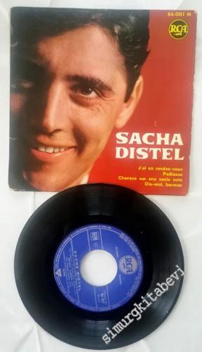 45 RPM SINGLE PLAK VINYL: Sacha Distel - J'ai Un Rendez-vous