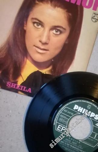 45 RPM SINGLE PLAK VINYL: Sheila - Adios Amor -        1967