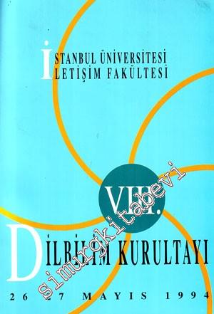 8. Dilbilim Kurultayı - 26 - 27 Mayıs 1994 -
