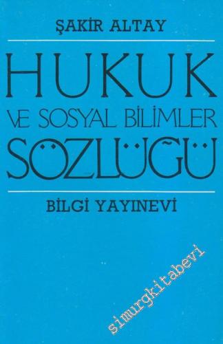Açıklamalı Hukuk ve Sosyal Bilimler Sözlüğü -        1983