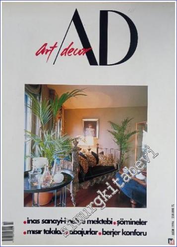 AD Art + Decor Aylık Dekorasyon ve Sanat Dergisi: İnas Sanayi-i Nefise