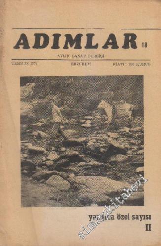 Adımlar Aylık Sanat Dergisi - Yarışma Özel Sayısı II - Sayı: 18    1  Temmuz 1971