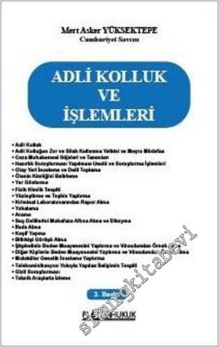 Adli Kolluk ve İşlemleri -        2025