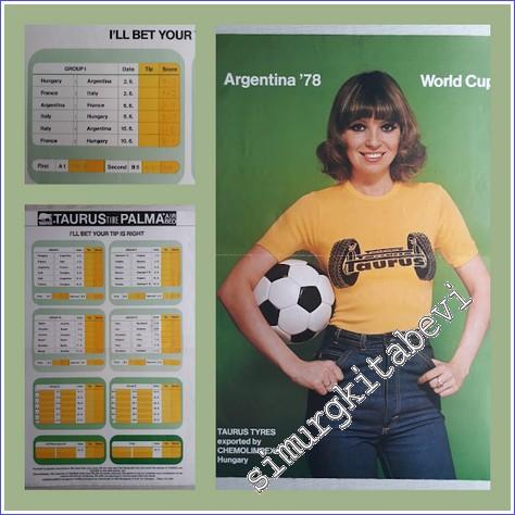 AFİŞ / POSTER -  World Cup Argentina ‘78 -        1978
