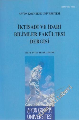 Afyon Kocatepe Üniversitesi İktisadi ve İdari Bilimler Fakültesi Dergisi - 2  1    Aralık