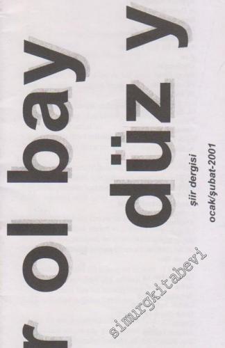 Ağır Ol Bay Düz Yazı Şiir Dergisi - Sayı: 2    Yıl: 1  Ocak - Şubat