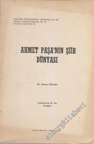 Ahmet Paşa'nın Şiir Dünyası -