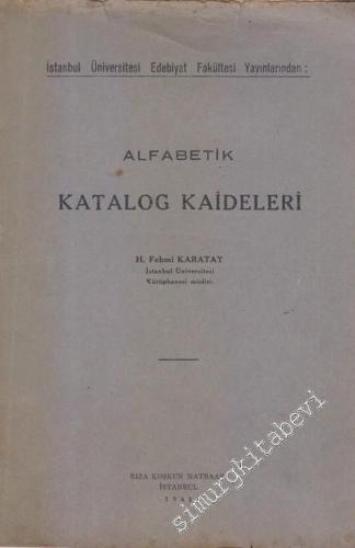 Alfabetik Katalog Kaideleri