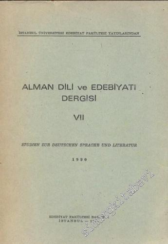 Alman Dili ve Edebiyatı Dergisi = Studien Zur Deutschen Sprache und Literatur - Sayı: 7, Yıl: 1990
