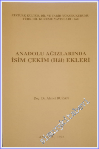 Anadolu Ağızlarında İsim Çekim (Hal) Ekleri -