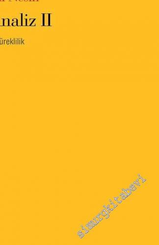 Analiz 2: Süreklilik -        2015