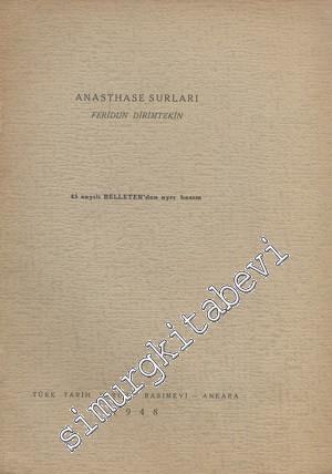 Anasthase Surları (45 sayılı Belleten'den ayrı basım) -