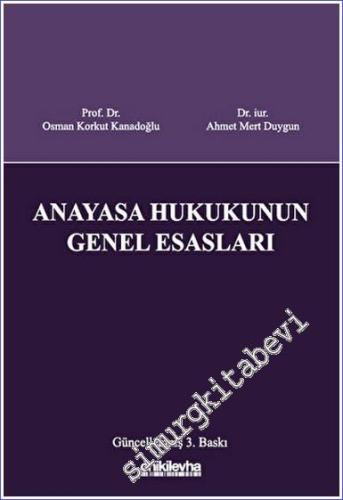 Anayasa Hukukunun Genel Esasları -        2023