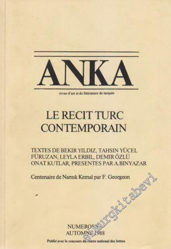 Anka: Revue D'art Et De Litterature De Turquie - Sayı 5-6 Automne