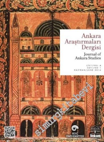 Ankara Araştırmaları Dergisi = Journal of Ankara Studies - Muhacirler,