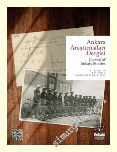 Ankara Araştırmaları Dergisi  = Journal of Ankara Studies - Seyahat Edebiyatı - Sayı: 2  Cilt: 10    Aralık