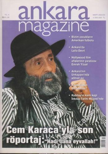 Ankara Magazine - Dosya: Cem Karaca'yla Son Röportaj: “Hadi bana eyval