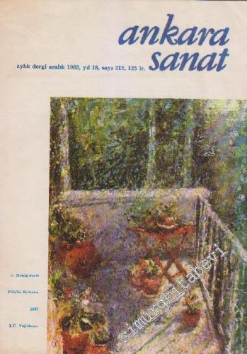 Ankara Sanat Aylık Plastik Sanatlar Dergisi - Sayı: 212    Yıl: 18  Aralık